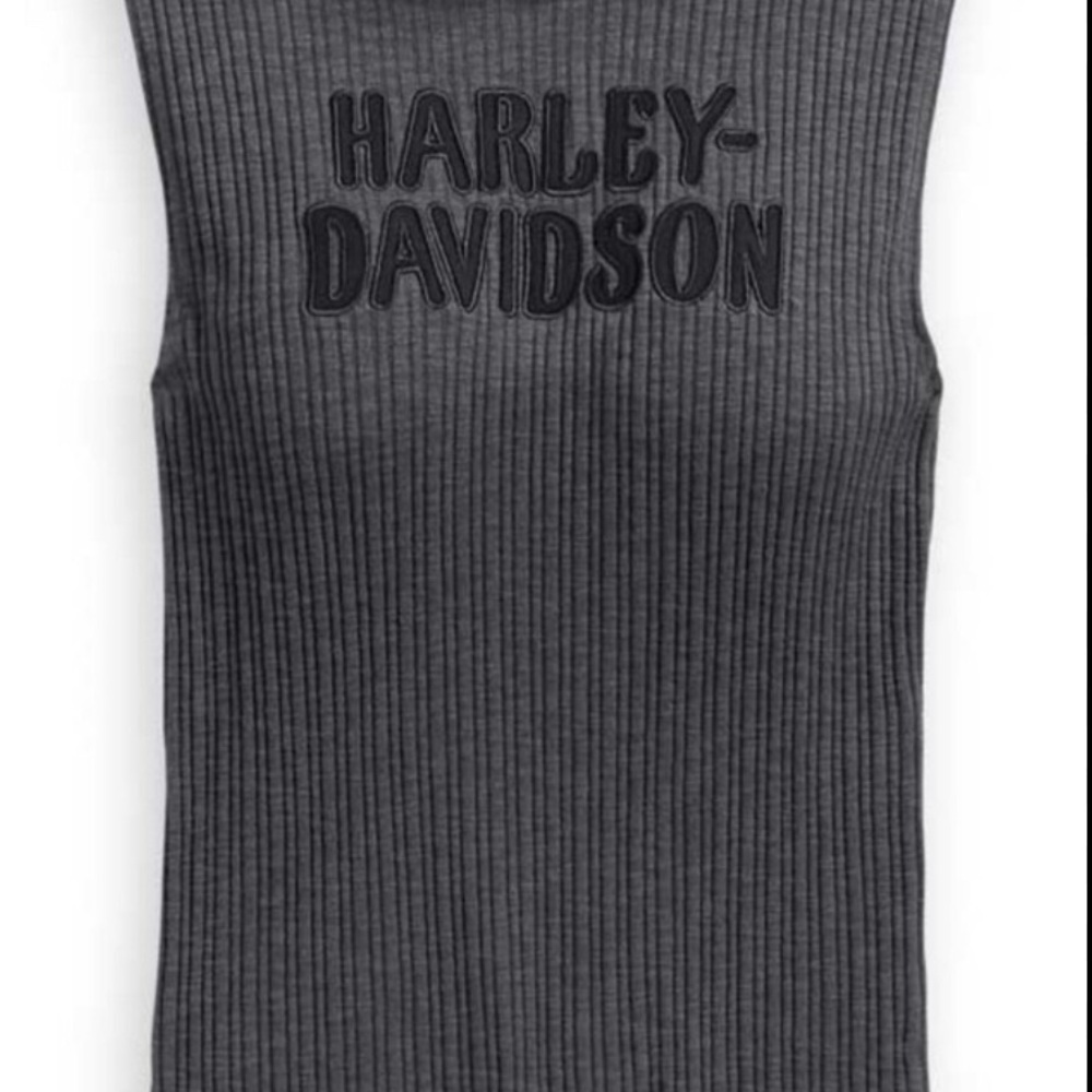 Harley-Davidson Charcoal Ribbed Tank
